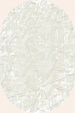Овальный ковер серый Elegance 4945B D.Grey-D.Grey Овал