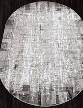 Модный ковер SILVER-A F396 GRAY Овал
