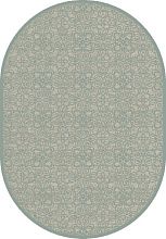 Рельефный ковер бежевый из вискозы GENOVA R 38036 6555 90 ОВАЛ