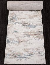 Винтажный ковровая Дорожка NATUREL D994 BEIGE-BLUE
