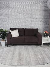 Ковер серый NENSI GL092G GREY / GREY Овал