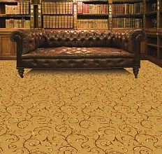 Полушерстяной ковер Витебский FLORISTIC BEIGE