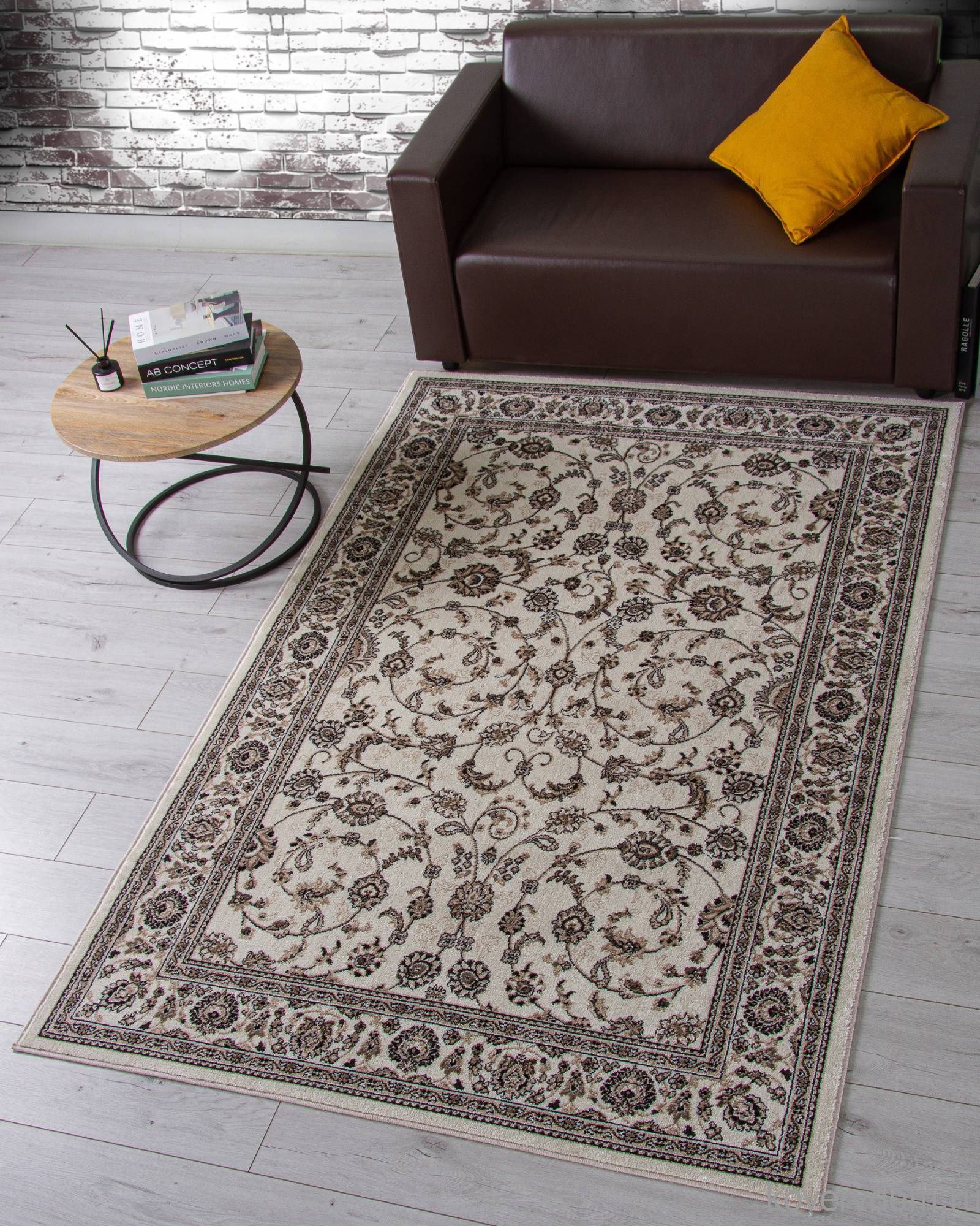 Ковер ВАЛЕНСИЯ ДЕЛЮКС D251 CREAM-BROWN