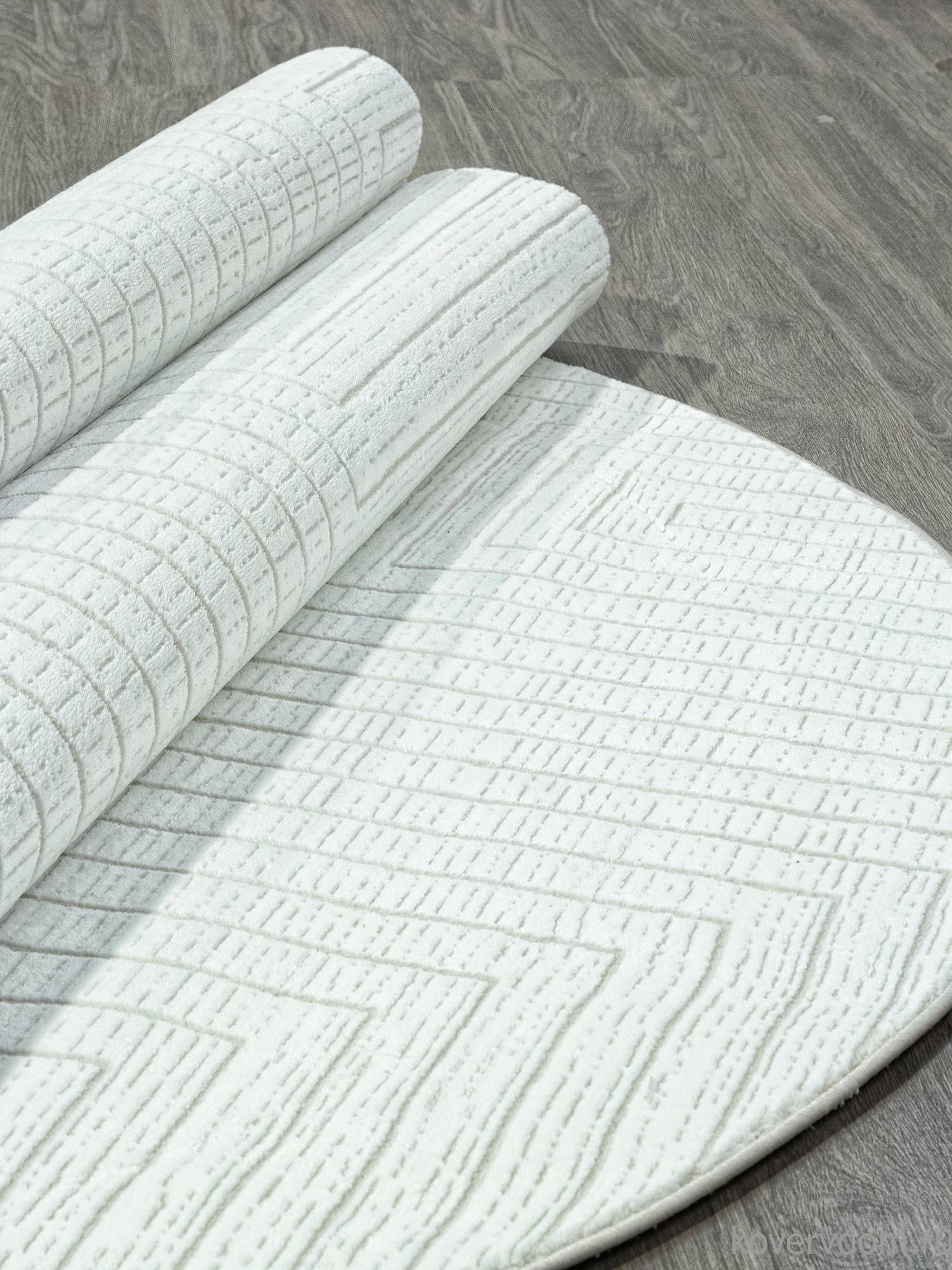 Ковер SIROCCO E256AC WHITE / BEIGE Овал