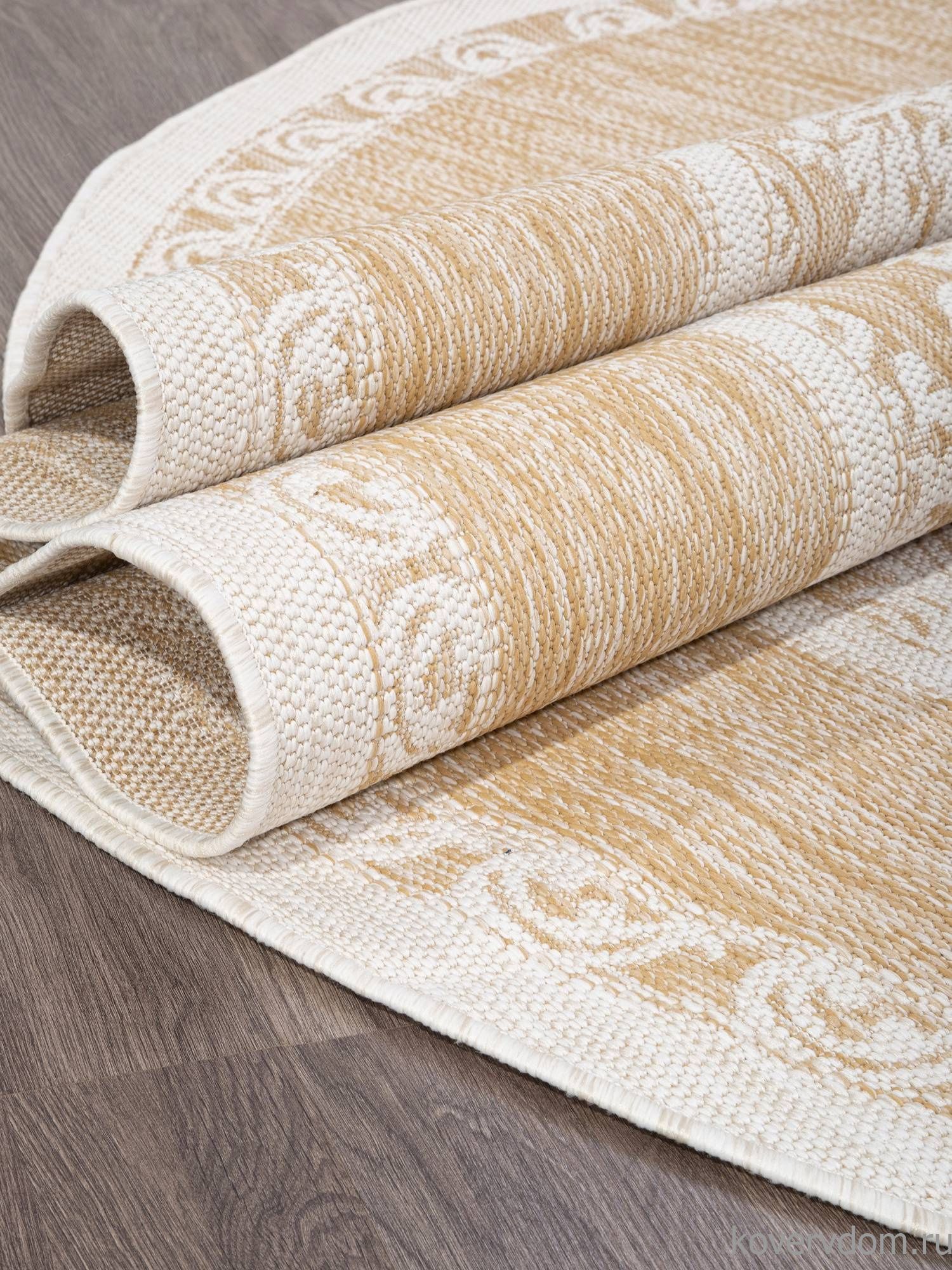 Ковер VEGAS S001 BEIGE Овал