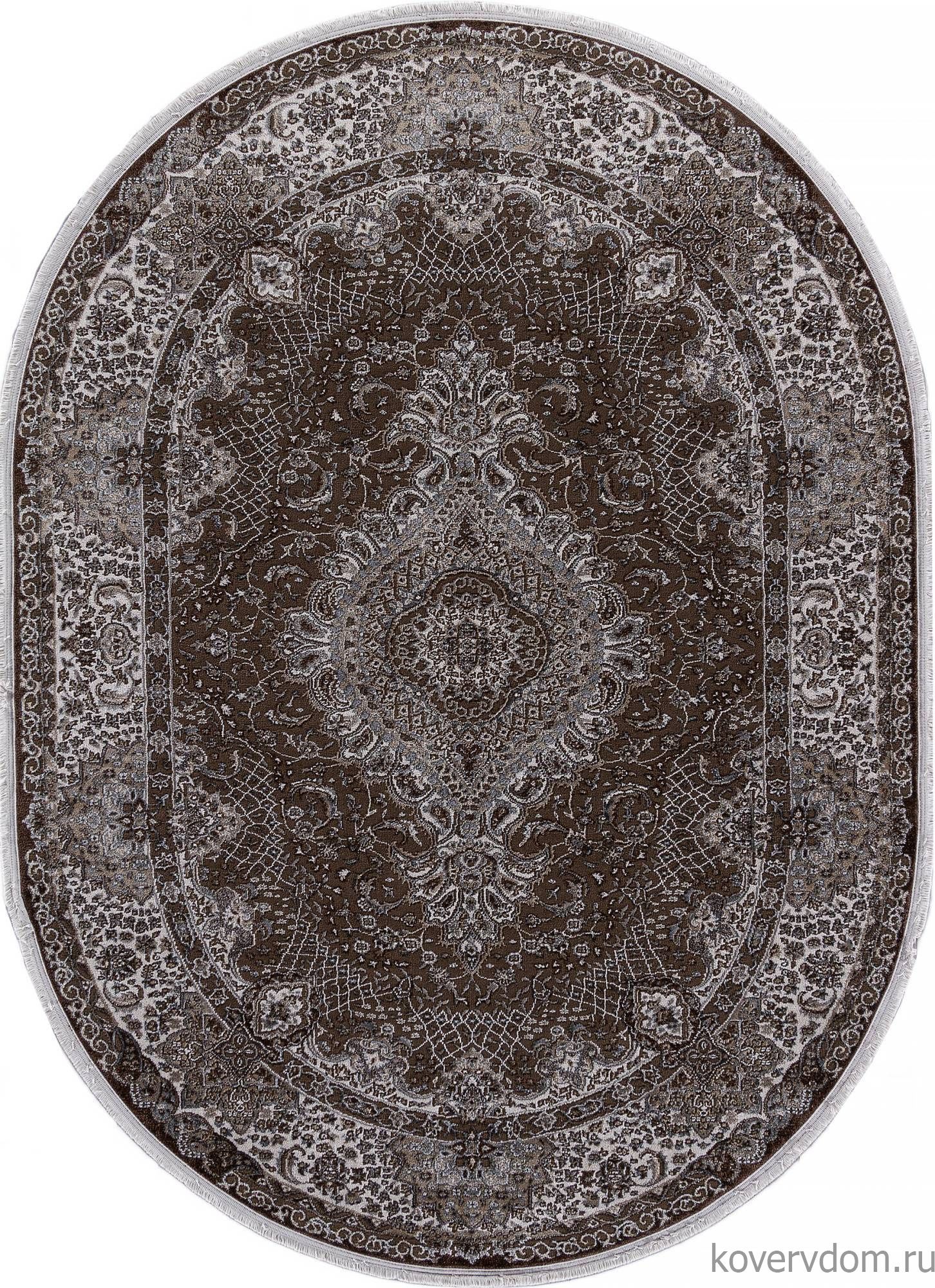 Ковер DOLCE D414 BROWN Овал