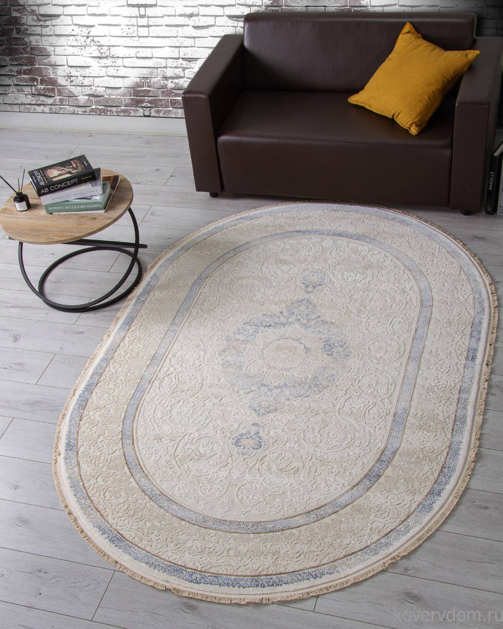 Ковер Jasmine 30950U CREAM / CREAM Овал Ковер Jasmine 30950U CREAM / CREAM Овал