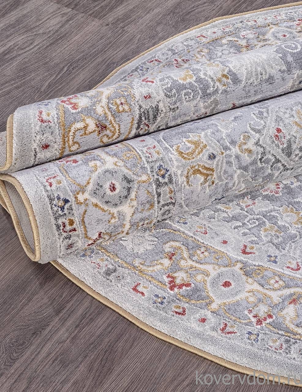 Ковер MARDAN 5049A COKEN D.GREY / YELLOW Овал