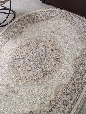 Ковер MELODY 35987Z CREAM / CREAM Овал