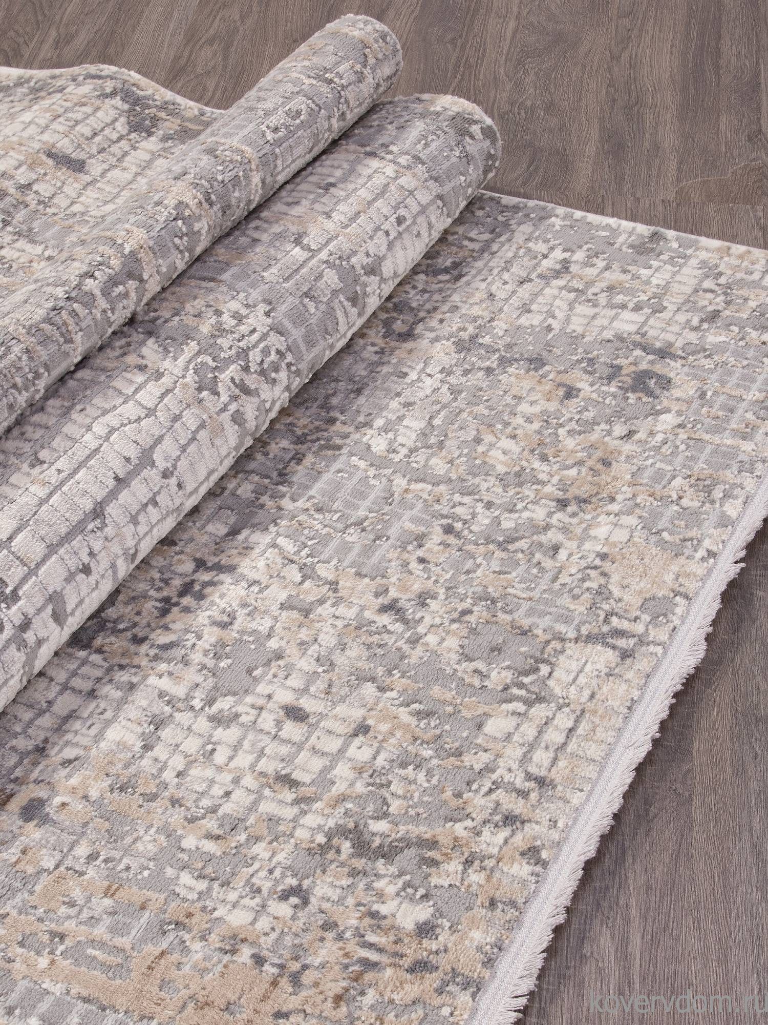 Ковер ALANYA 23539A GREY SHR / WHITE