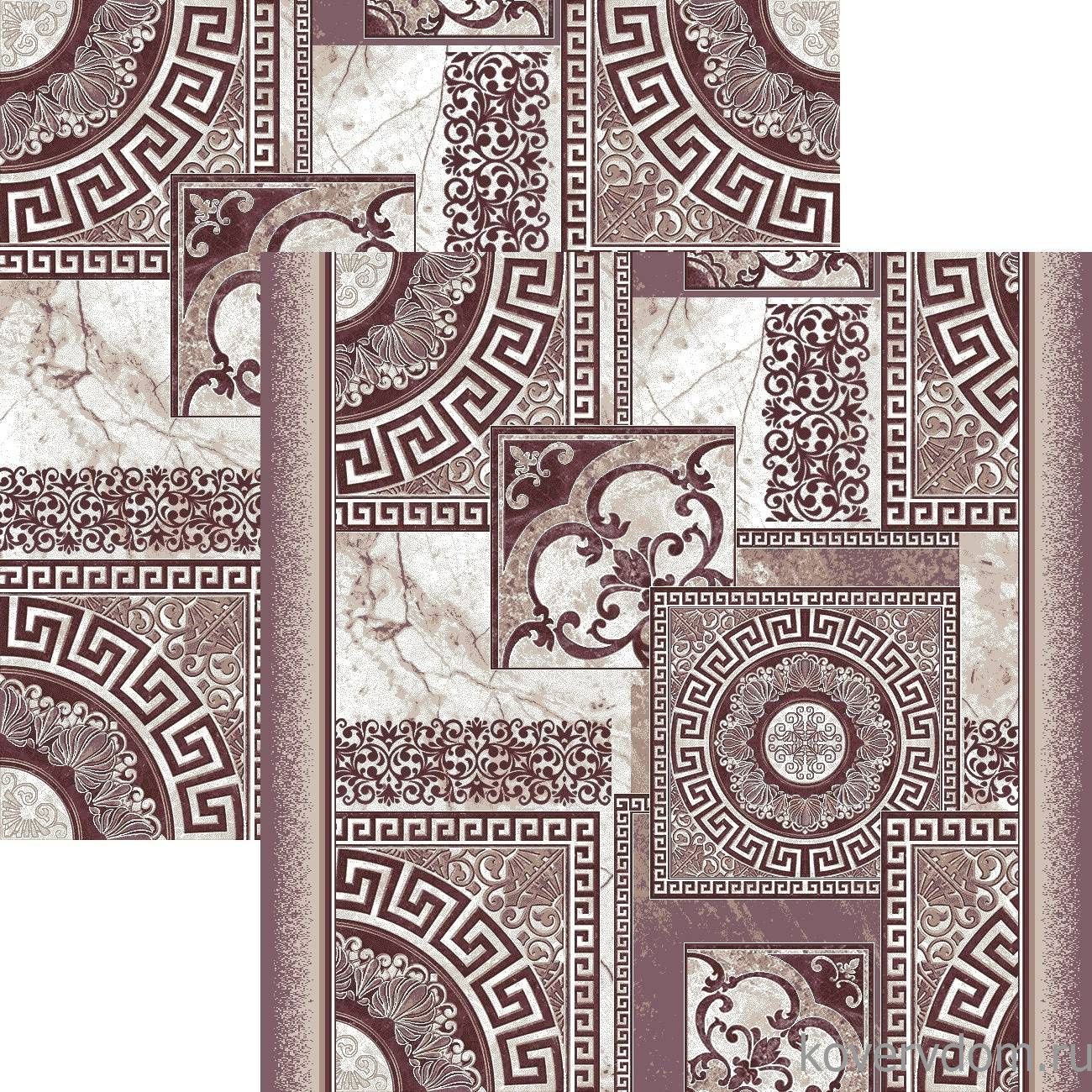 Ковровая дорожка принт 8-ми цветное полотно p1559a1p 93