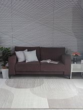 Ковер в гостиную коричневый NENSI GL235B BROWN / BROWN