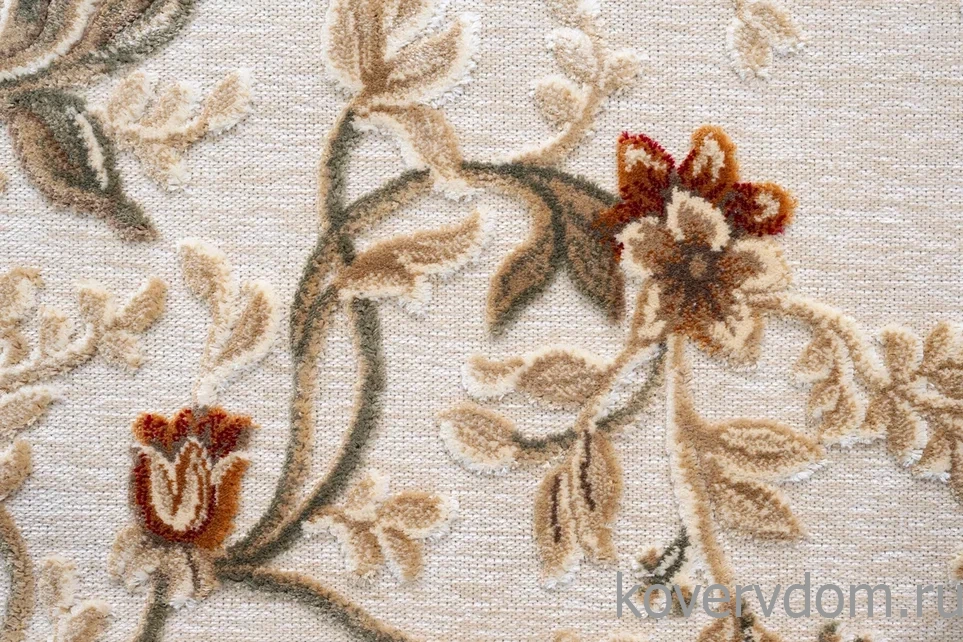 Рельефный ковер из вискозы GENOVA  38027 6262 60 ОВАЛ